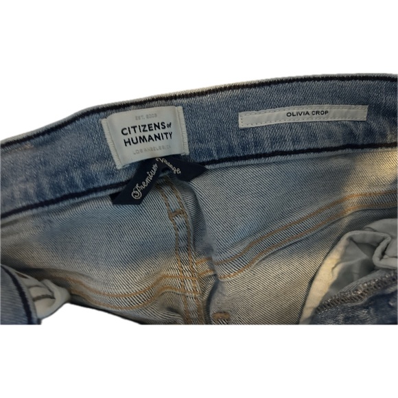 Citizens of Humanity Oivia Crop Slim Straight Jean | Size 23 | Dante - Picture 3 of 6